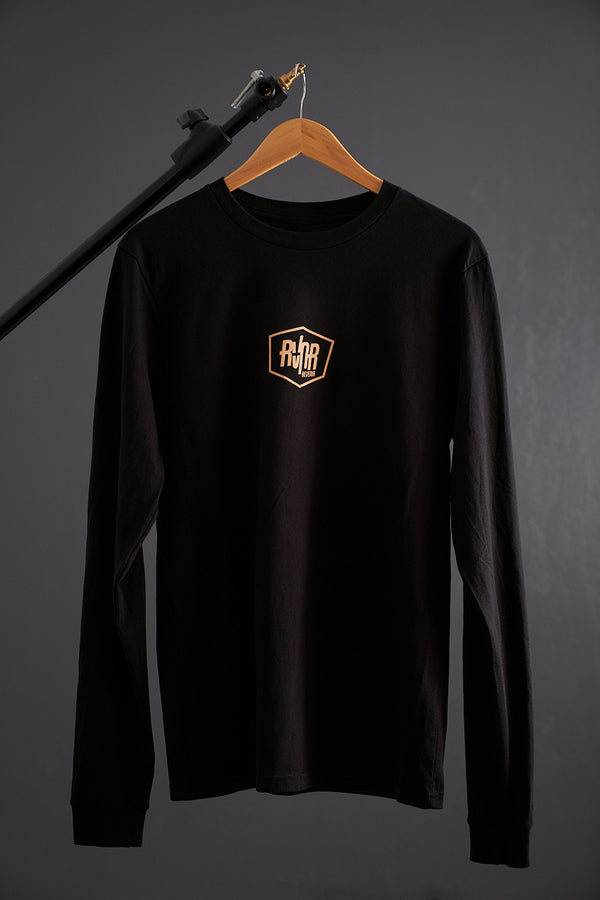 RVNR Badge Logo Tee LS BLK