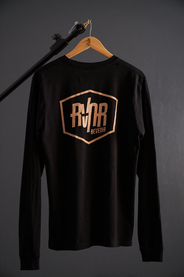 RVNR Badge Logo Tee LS BLK