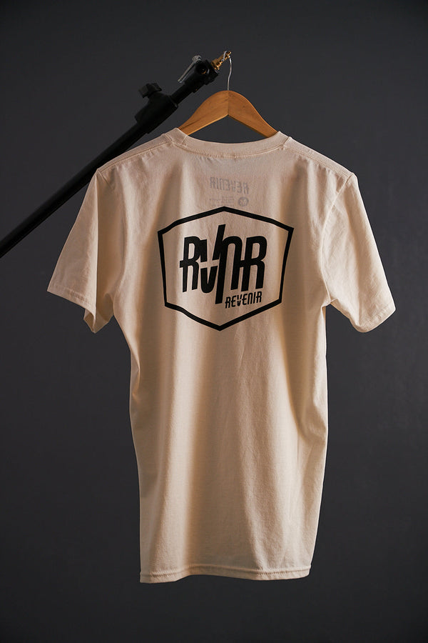 Youth RVNR Badge Logo Tee Natural