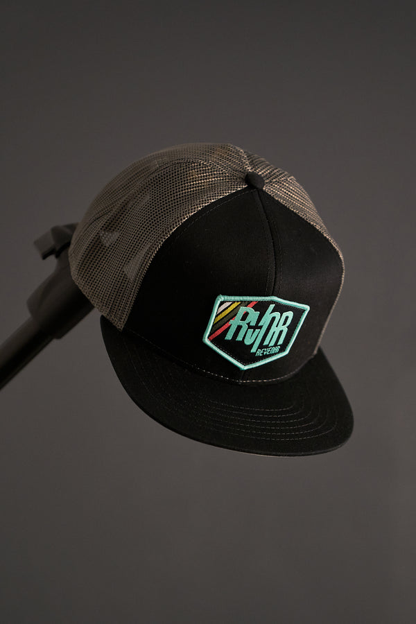 RVNR Chevron Trucker BLK/GRY/TUR