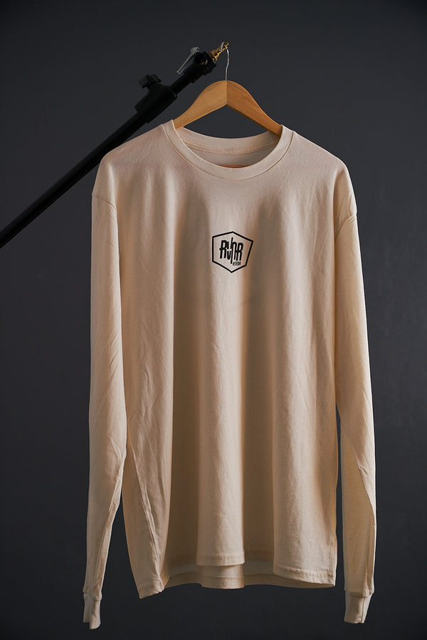 RVNR Chevron Logo Tee LS Natural