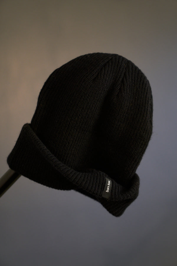 Matterhorn Merino Wool Beanie BLACK