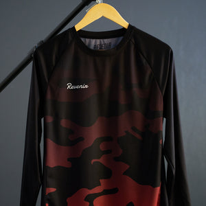 Women's Camo Fade Enduro Jersey R/B