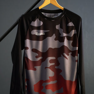 Women's Camo Fade Enduro Jersey G/R
