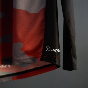 Women's Camo Fade Enduro Jersey G/R